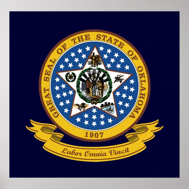 Póster Oklahoma Seal (Frente)