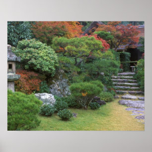 Póster Okochi Sanso, Arashiyama, Kyoto, Japón