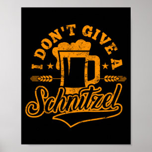 Póster Oktoberfes No Me Importa Una Chuleta De Cerveza Ho