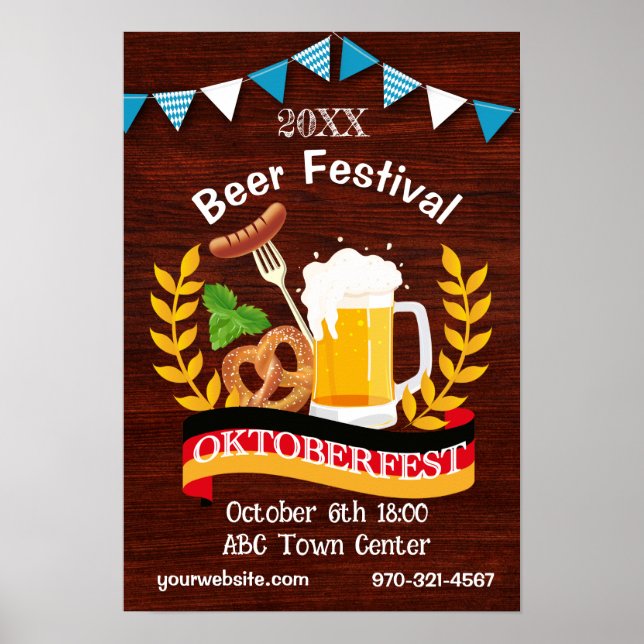 Póster Oktoberfest (Frente)