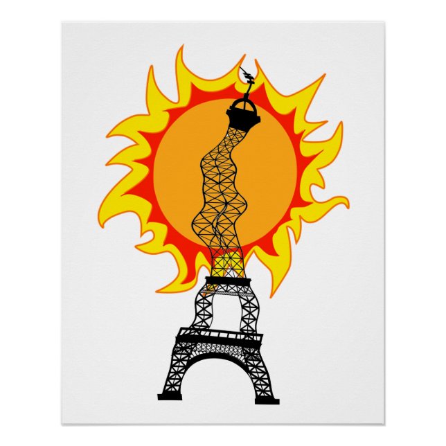 Póster Ola de calor europea (Anverso)