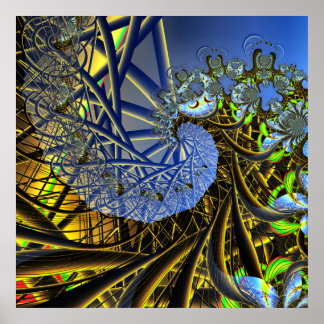 Póster 'Ola de hilo'