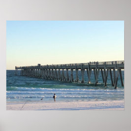 Póster Ola de playa