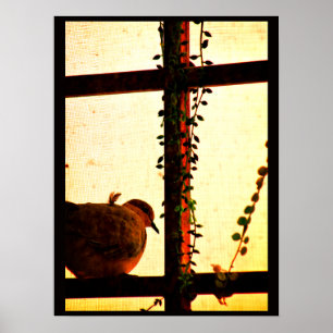 Póster Ola en una tormenta de polvo