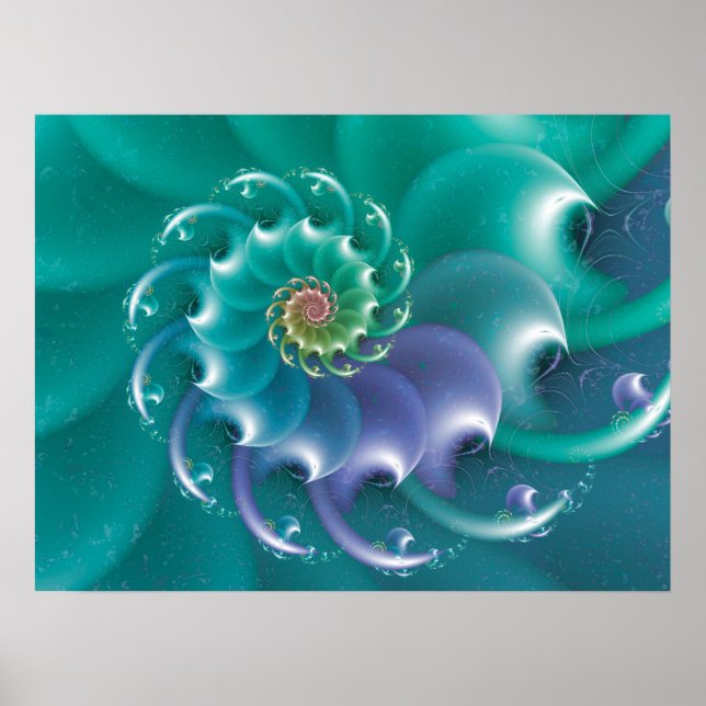 Póster Ola Fractal (Frente)