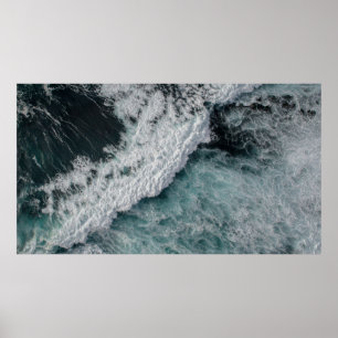 Póster Ola oceánica