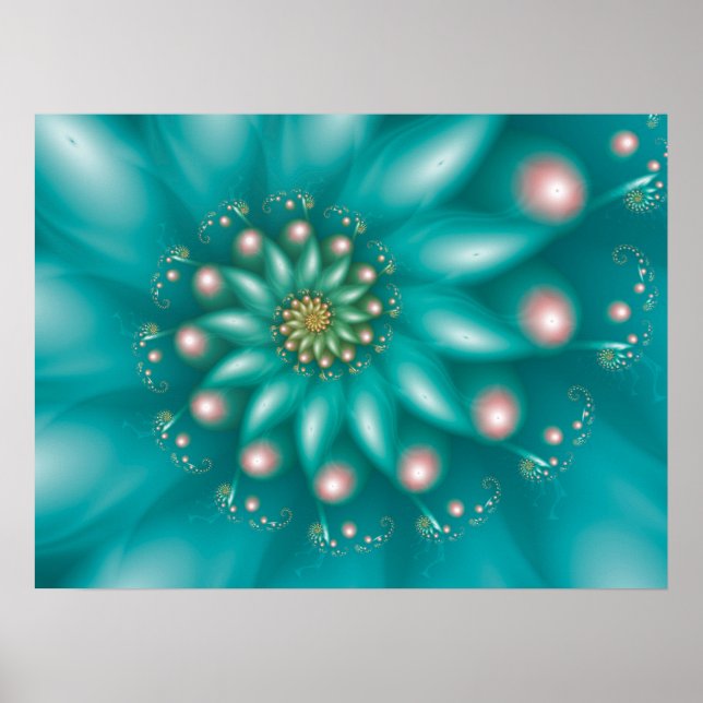 Póster Ola Turquesa (Frente)