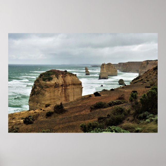 Póster Olas contra el tiempo - Gran Ruta del Océano (Frente)
