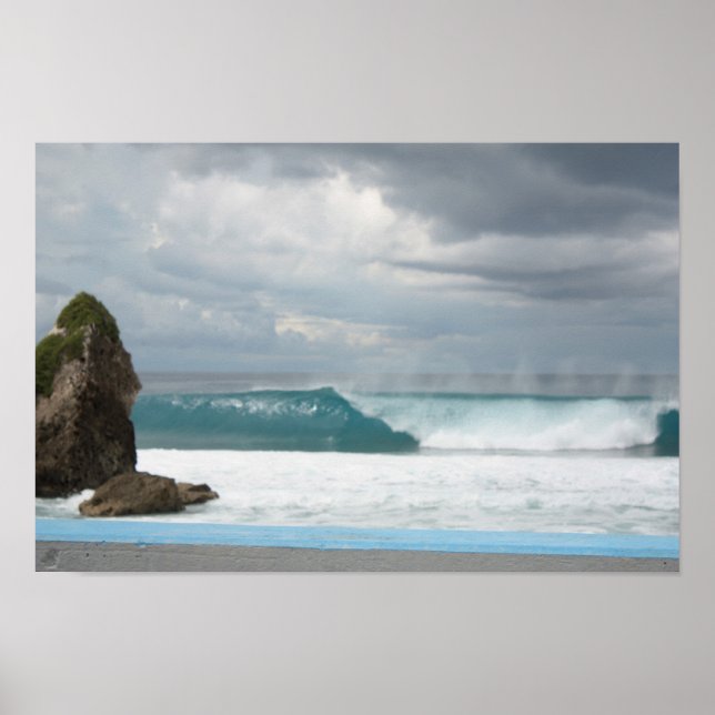 Póster Olas de la tormenta (Frente)