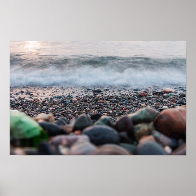 Póster Olas de mar relajantes (Frente)