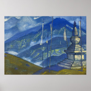 Póster Olas de niebla por Nicholas Roerich