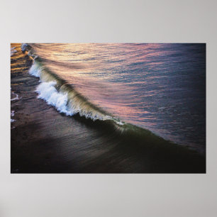 PÓSTER OLAS DE OCÉANO EN COLOR DURANTE EL DÍA