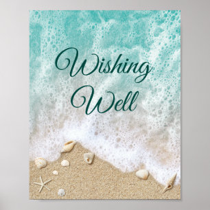 Póster Olas de playa que desean Poster