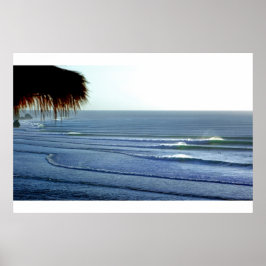 Póster Olas de surf rompen en Bali Poster