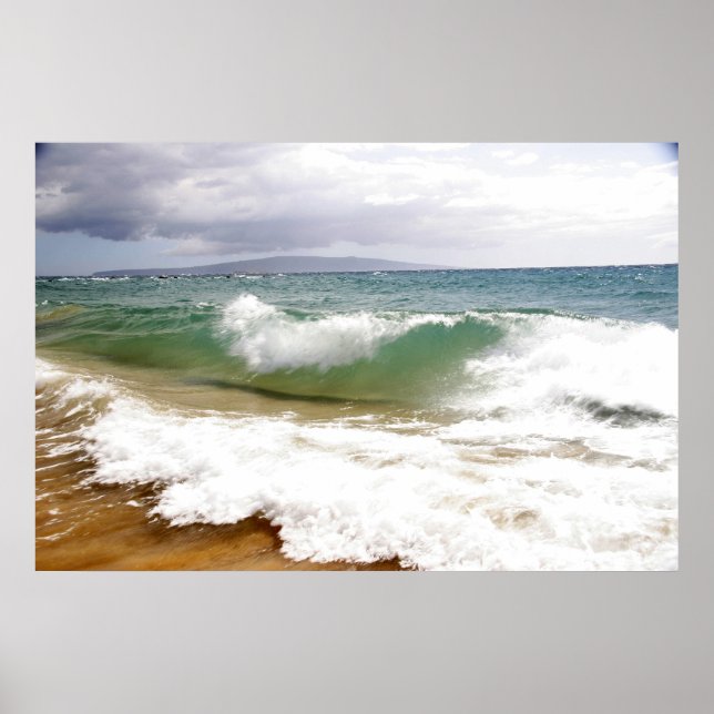 Póster Olas estrelladas en Maui (Frente)