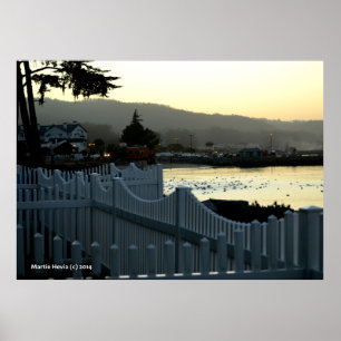 Póster Olas matutinas de las vallas III