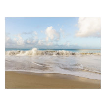 Olas soñadoras del océano Caribe