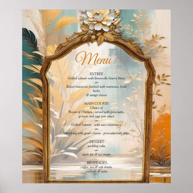 Póster Olas y paisajes orientales artísticos de Asia (Frente)