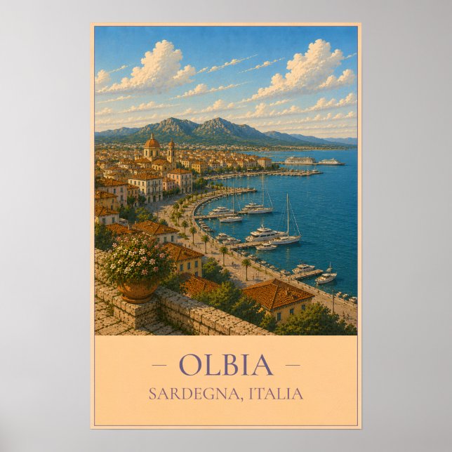 Póster Olbia (Frente)
