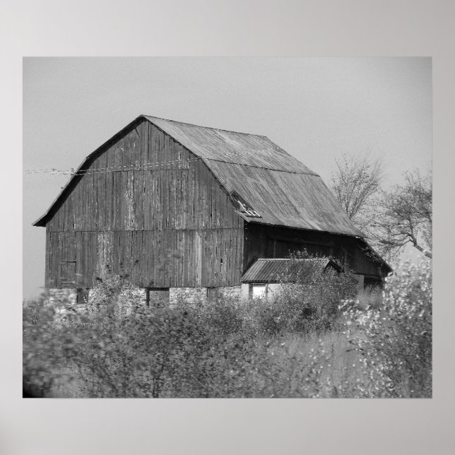 Póster Old barn poster (Frente)