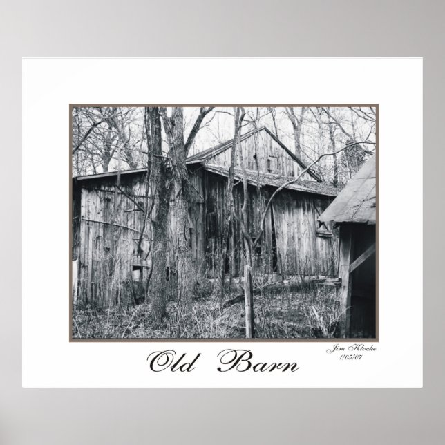 Póster Old Barn Print #5 (Frente)