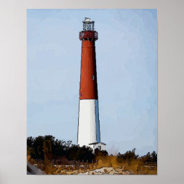 Póster Old Barney, LBI New Jersey