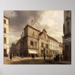 Póster Old Berlin City Hall, 1867