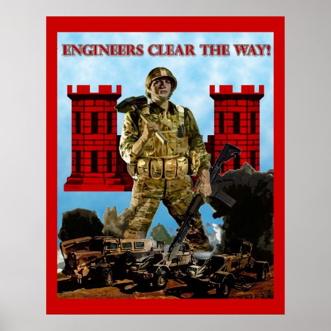 Póster Old Engineer Poster updated (Frente)