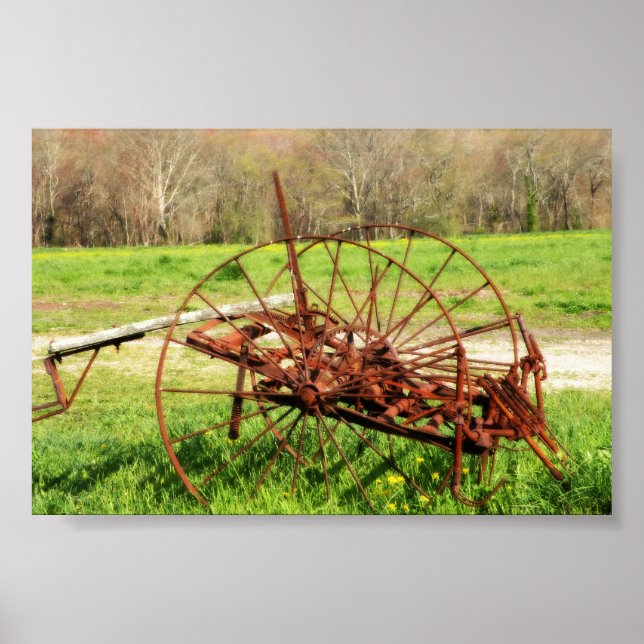 Póster Old Farm Tiverton Rhode Island (Frente)