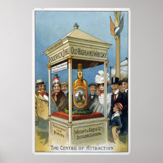 Póster Old Highland Whisky