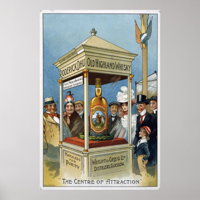 Póster Old Highland Whisky (Frente)