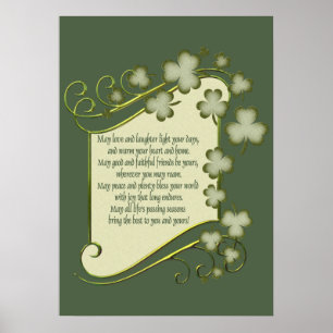 Póster Old Irish Blessing