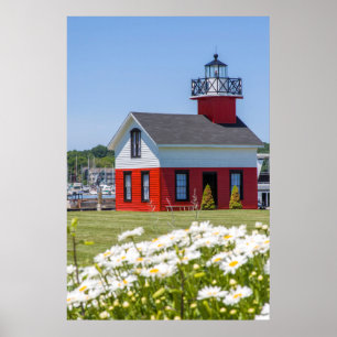 Póster Old Lighthouse, On Lake Kalamazoo, Saugatuck