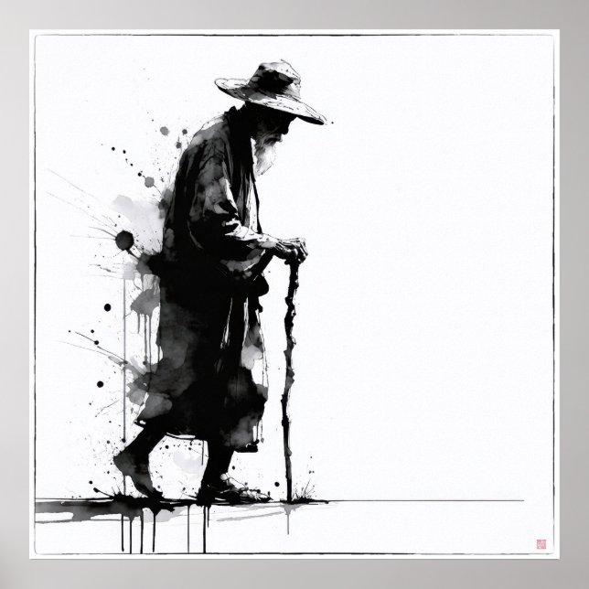 Póster Old Man - Archival Print (Frente)