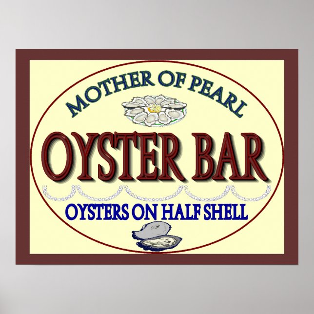 Póster Old Pearl Oyster Bar (Frente)