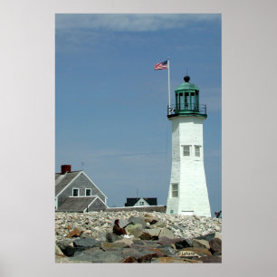 Póster Old Scituate Lighthouse Photo