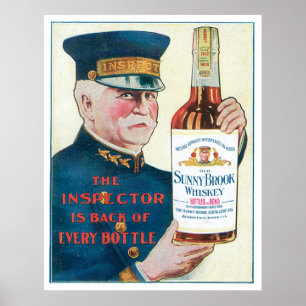 Póster Old Sunny Brook Whiskey