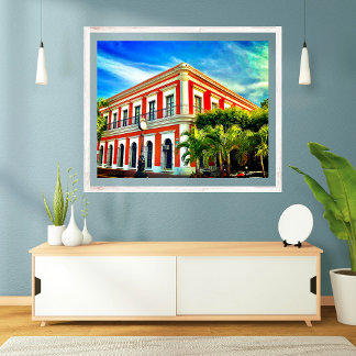 Póster Old Town Mexico Pictures Ancient Buildings