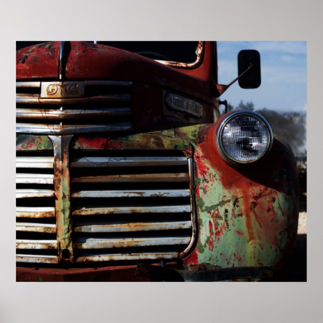 Póster Old Truck Grill (Frente)