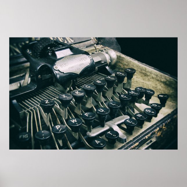 PÓSTER OLD TYPEWRITER (Frente)