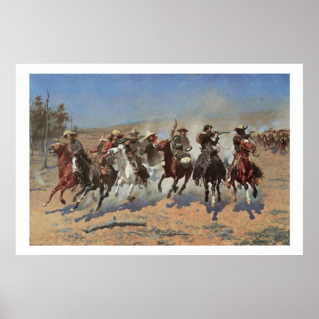 Póster Old West Dash for the Timber Art Print Poster (Frente)