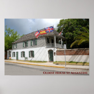 Póster Oldest House,St Augustine Florida