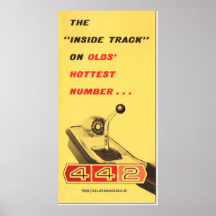 Póster Oldsmobile 442 - reproducción de páginas de carpet