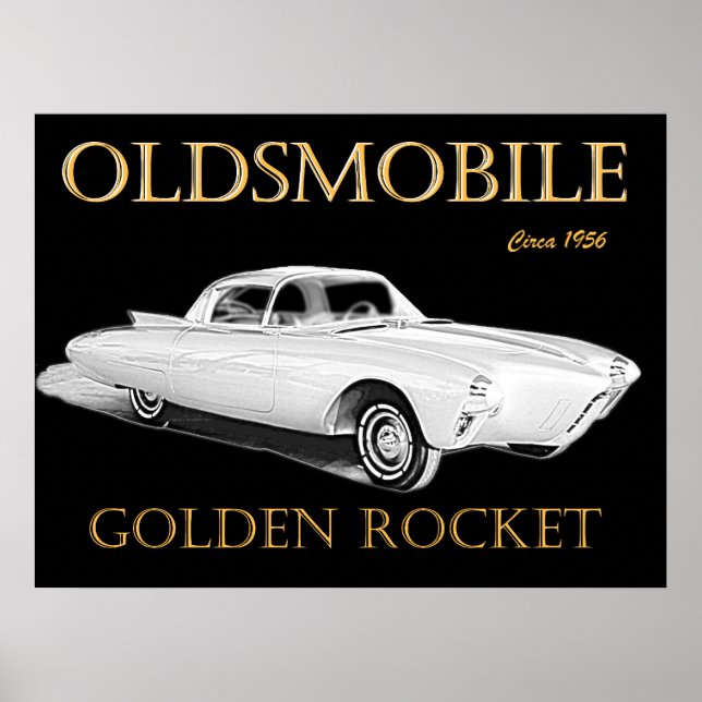 Póster Oldsmobile Golden Rocket (Frente)