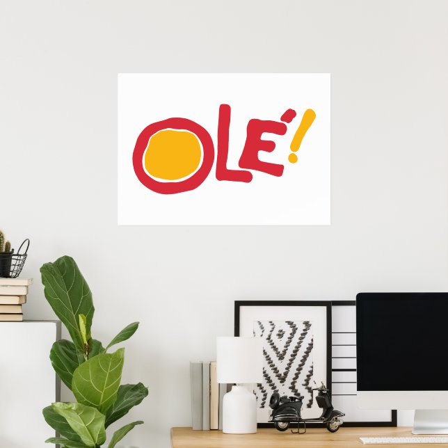 Póster Olé! (Oficina en casa)