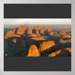 Póster Olgas al amanecer - Australia