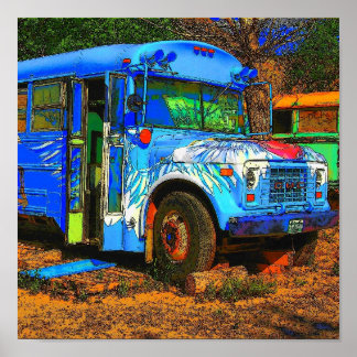 Póster Ol'hippy Bus