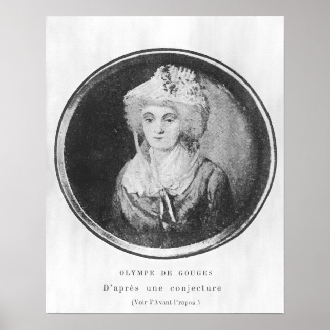 Póster Olimpia de Gouges (Frente)