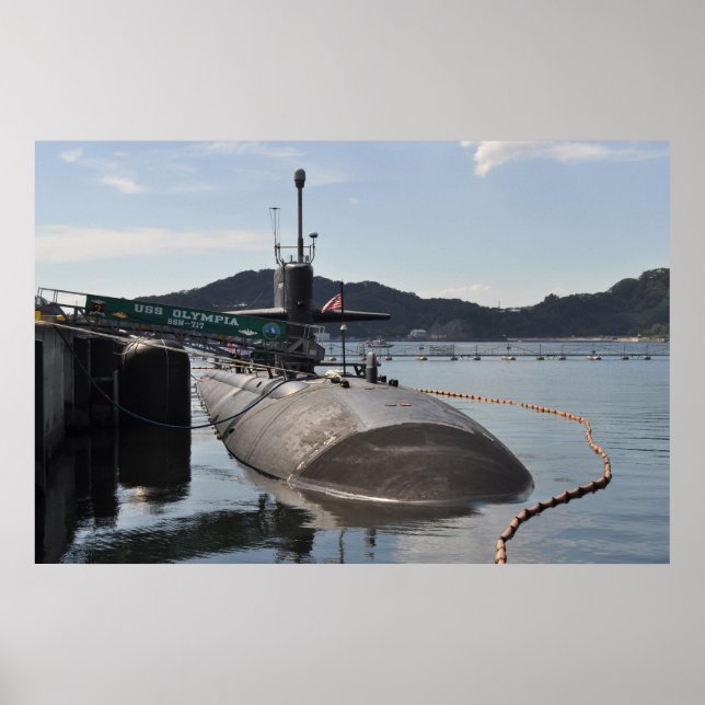 Póster Olimpia USS (SSN 717) (Frente)