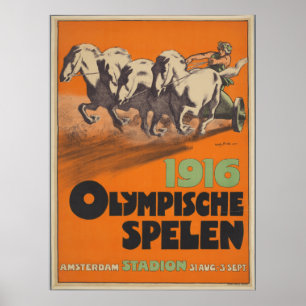 Póster Olimpiadas de 1916